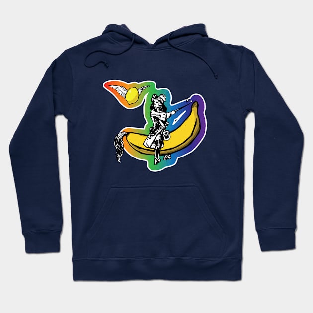 Banana Ride Hoodie by noranovak